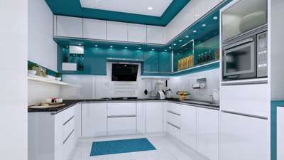 Kitchen Designs by Interior Designer Mibin Baby, Ernakulam | Kolo