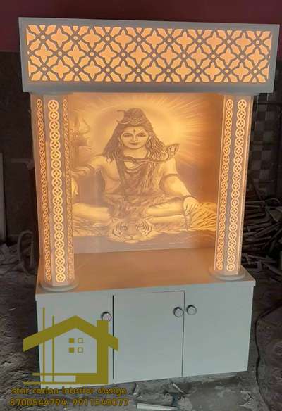 Prayer Room, Storage Designs by Building Supplies shahid  raja, Ghaziabad | Kolo
