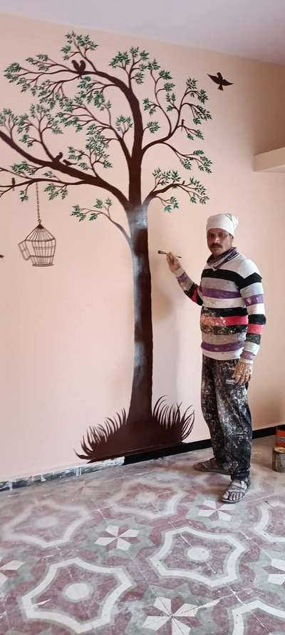 Wall Designs by Interior Designer Azzo Home Painting Solution, Delhi | Kolo