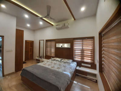 Ceiling, Furniture, Lighting, Storage, Bedroom Designs by Contractor shajesh valayanoor, Kannur | Kolo