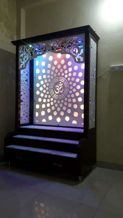 Prayer Room, Storage Designs by Carpenter Gyaneshwar Gyaneshwar, Indore | Kolo