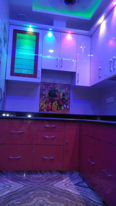 Kitchen, Storage, Lighting Designs by Carpenter Vimal Kumar Varma, Delhi | Kolo