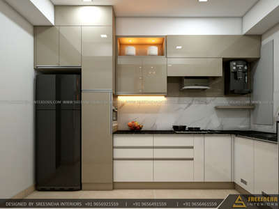 Kitchen, Storage Designs by Interior Designer SREESNEHA INTERIORS, Kottayam | Kolo