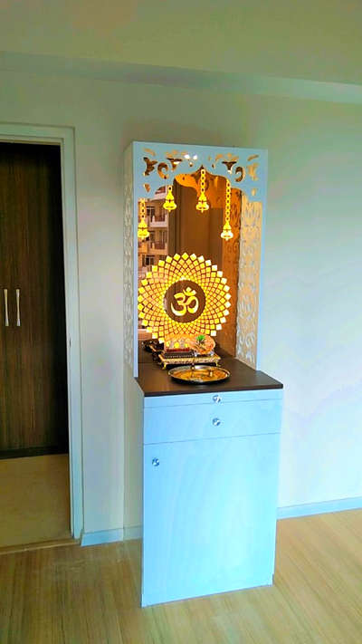 Prayer Room, Storage Designs by Contractor Sarfraj Saifi, Gurugram | Kolo