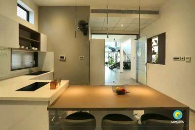 Kitchen, Lighting, Storage Designs by Architect Concetto Design Co, Malappuram | Kolo