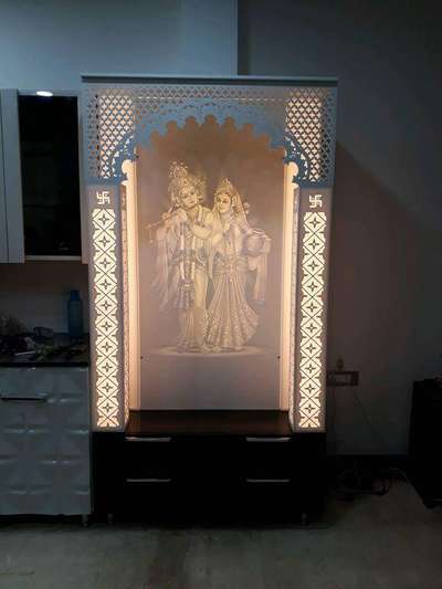 Prayer Room, Storage Designs by Carpenter Nadeem Khan, Ghaziabad | Kolo