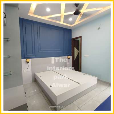 Furniture, Bedroom, Ceiling, Lighting, Storage Designs by Interior Designer Mohit kumar Chandwani, Alwar | Kolo