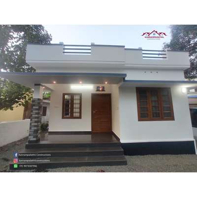Exterior, Lighting Designs by Contractor Kannampadathil Constructions, Kottayam | Kolo