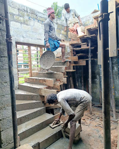 Staircase Designs by Civil Engineer Dreamstone Builders, Ernakulam | Kolo