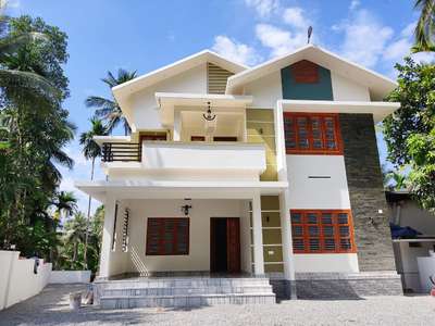 Exterior Designs by Civil Engineer Najeeb C Muhammad, Kozhikode | Kolo