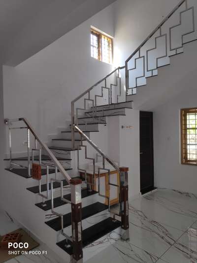 Flooring, Staircase, Window, Dining Designs by Contractor Real Homes, Kottayam | Kolo