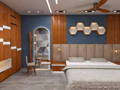 Furniture, Ceiling, Lighting, Storage, Bedroom Designs by Contractor Sarif Khan, Jaipur | Kolo
