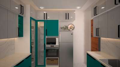 Kitchen, Lighting, Storage Designs by 3D & CAD Ashu Saini, Faridabad | Kolo