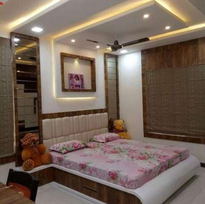 Ceiling, Bedroom, Furniture, Lighting, Storage Designs by Interior Designer Acharaj  kumar, Jaipur | Kolo