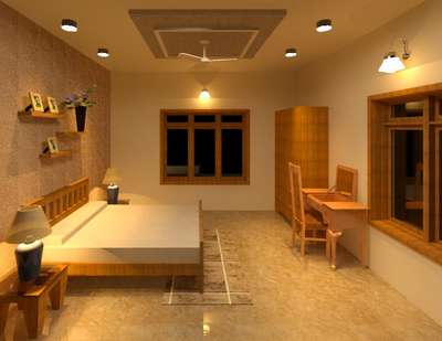 Ceiling, Lighting, Furniture, Storage, Bedroom Designs by Architect Arya Menon, Ernakulam | Kolo