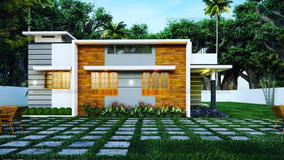 Exterior, Flooring Designs by Architect neena  Manuel, Kottayam | Kolo