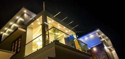 Exterior, Lighting Designs by Interior Designer crown lop  LLP, Ernakulam | Kolo
