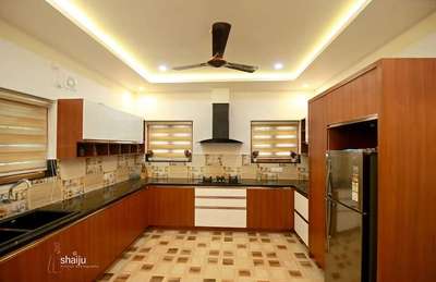 Kitchen, Lighting, Ceiling, Storage Designs by Interior Designer Rajesh TR TR, Kottayam | Kolo