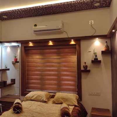 Bedroom, Lighting, Furniture, Storage, Wall Designs by Contractor Ashraf k, Kasaragod | Kolo