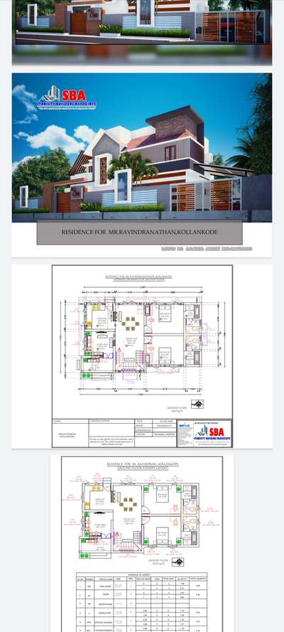 Plans, Exterior Designs by Contractor Pradeep Kumar C, Palakkad | Kolo