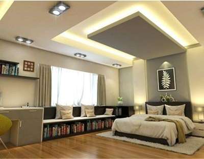 Ceiling, Lighting, Furniture, Bedroom Designs by Carpenter Salman Rangrez, Jaipur | Kolo