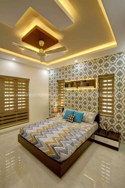 Bedroom Designs by Interior Designer gypsum  home  interior, Malappuram | Kolo