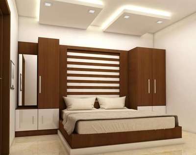 Furniture, Bedroom, Lighting, Storage Designs by Carpenter Shuaib Saifi, Kannur | Kolo
