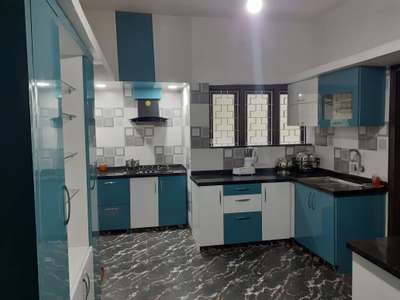 Kitchen, Storage, Lighting, Flooring Designs by Home Owner PRASAD PRASAD, Wayanad | Kolo