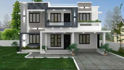 Exterior, Lighting Designs by 3D & CAD NOUSHAD N Purathur, Malappuram | Kolo