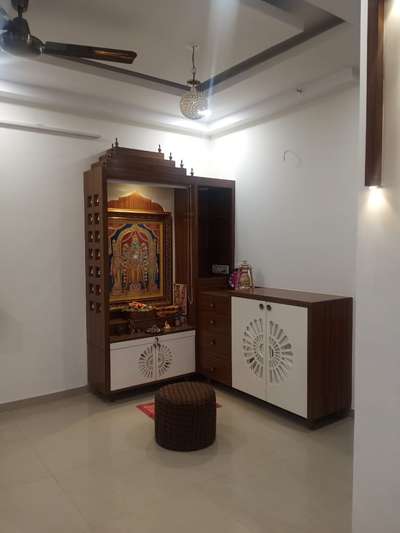 Prayer Room, Storage Designs by Interior Designer arti singh, Gautam Buddh Nagar | Kolo