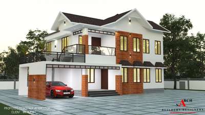 Exterior Designs by Civil Engineer Noufal N M, Wayanad | Kolo