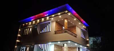 Exterior, Lighting Designs by Contractor Shimjid Shimji, Kozhikode | Kolo