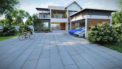Exterior Designs by Civil Engineer VISAKH M, Malappuram | Kolo