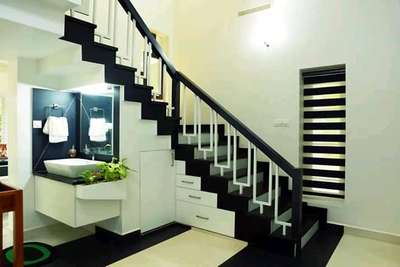 Dining, Storage, Staircase, Window Designs by Interior Designer nanban Nanban, Thrissur | Kolo