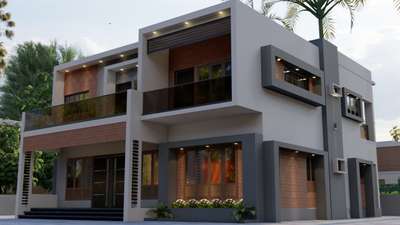 Exterior, Lighting Designs by Architect Ar  Muhammed Ashique, Ernakulam | Kolo