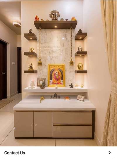 Prayer Room Designs by Interior Designer Mukul  Yadav, Gurugram | Kolo