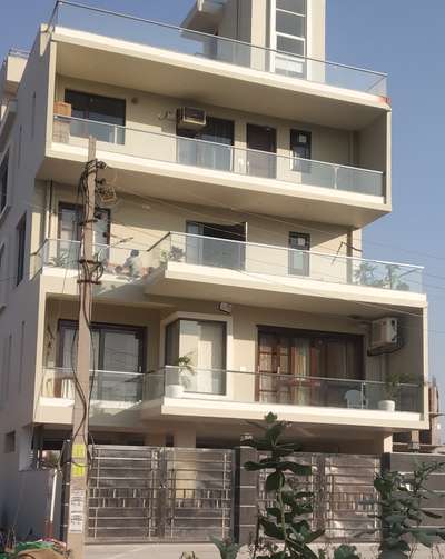Exterior Designs by Building Supplies Gaurav Glass And  Aluminium works, Delhi | Kolo