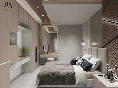 Furniture, Lighting, Storage, Bedroom Designs by Interior Designer Ibrahim Badusha, Thrissur | Kolo
