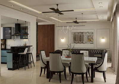 Furniture, Dining, Lighting, Table Designs by Architect Mithlesh Sharma, Gurugram | Kolo