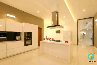 Ceiling, Lighting, Kitchen, Storage Designs by Architect Concetto Design Co, Kozhikode | Kolo