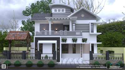 Exterior Designs by Architect NEW FOUNDATION  BUILDERS , Thrissur | Kolo