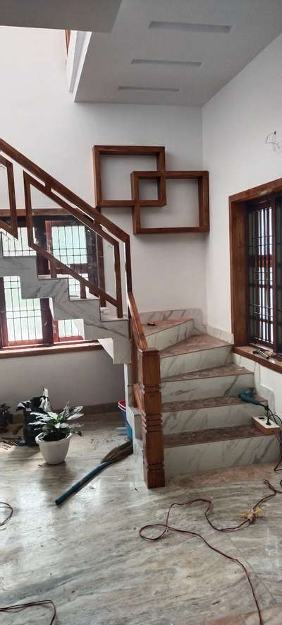 Staircase Designs by Carpenter Prasad P V, Kasaragod | Kolo