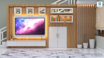 Lighting, Living, Storage, Home Decor, Flooring Designs by Interior Designer DCRAFT BUILDERs, Thrissur | Kolo