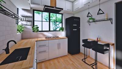 Kitchen, Furniture, Storage, Window Designs by Architect firasha m v, Kozhikode | Kolo