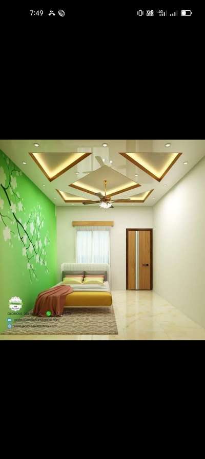 Ceiling, Furniture, Lighting, Storage, Bedroom Designs by Contractor A k  k, Bhopal | Kolo