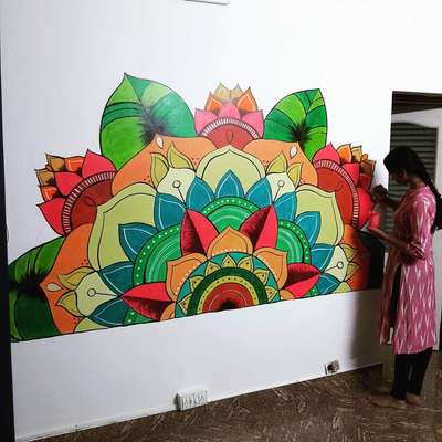 Wall Designs by Interior Designer Sumin Arackal , Ernakulam | Kolo