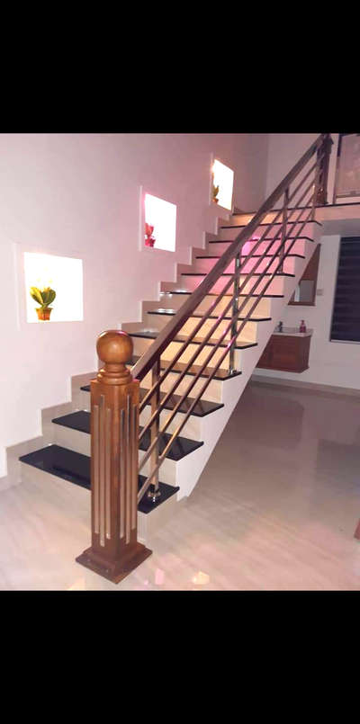 Staircase Designs by 3D & CAD Shiju Kavalayoor, Thiruvananthapuram | Kolo