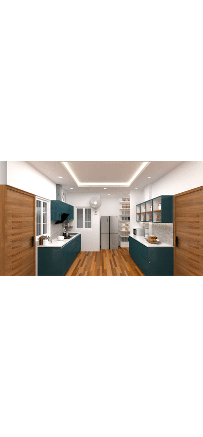 Kitchen, Lighting, Storage Designs by Interior Designer Suraj Interiors, Udaipur | Kolo