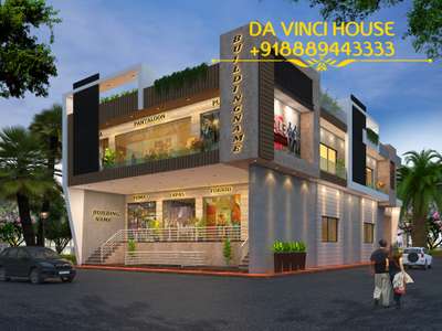 Exterior Designs by 3D & CAD Da Vinci House ELEVATION  INTERIOR, Indore | Kolo