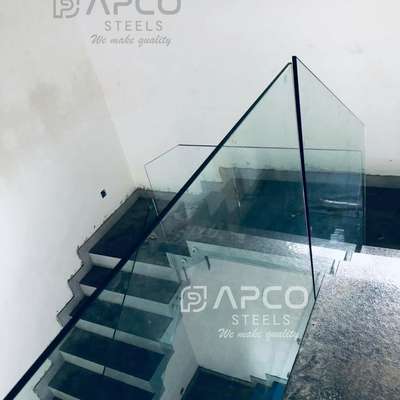 Staircase Designs by Interior Designer APCO STEELS  APCO STEELS, Palakkad | Kolo